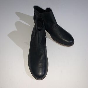 Josef Seibel Sienna 81 Boots Womens 11 Black Leather Ankle Booties Comfort EU 42